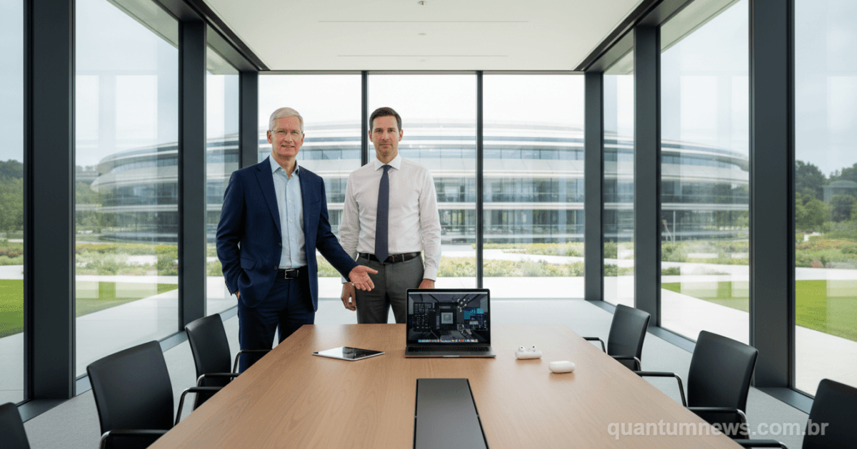 Tim Cook deixará cargo de CEO da Apple em setembro; John Ternus assume
