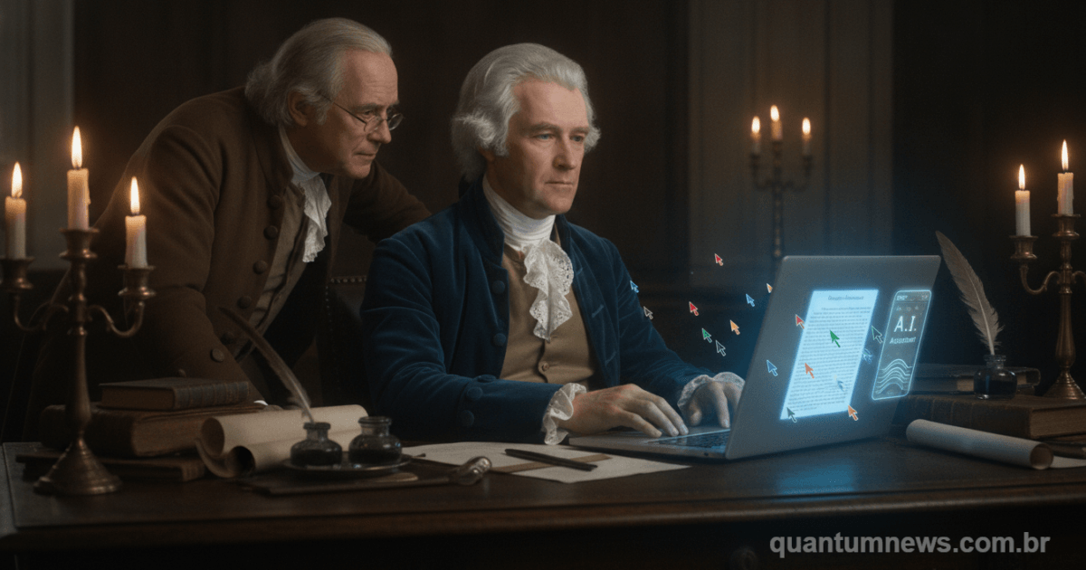 Google simula criação da Declaração de Independência via Gemini AI