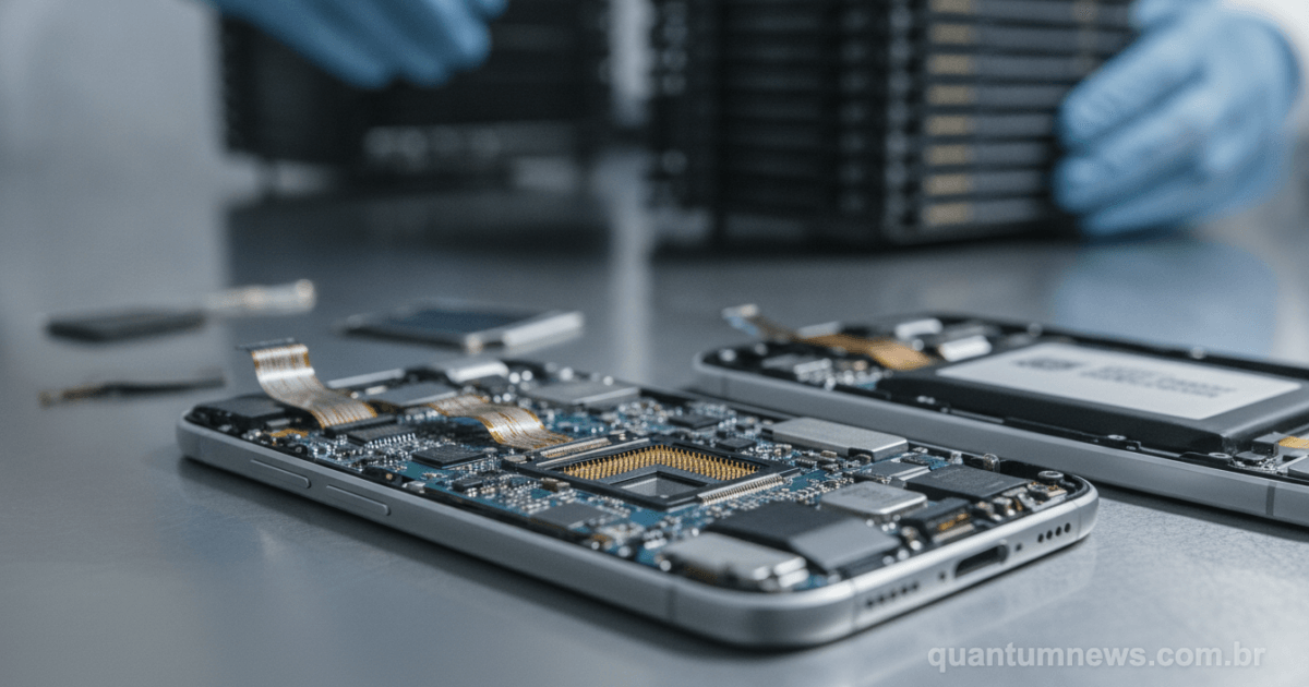Mercado de celulares regride 13 anos com queda de 11% devido à IA
